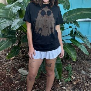 Halloween Ghost Tie Dye Shirt Handmade Size M